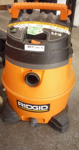 RIGID- WD 18500 QUIET - WET DRY INDUSTRIAL VACUUM ( ITEM # 1857/TEH.FL.)