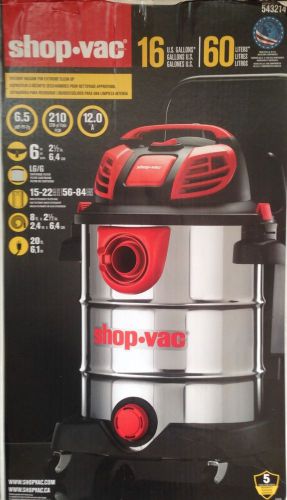 Shop-Vac Stainless Steel Series 16 Gallon 6.5 Peak HP Wet / Dry Vacuum