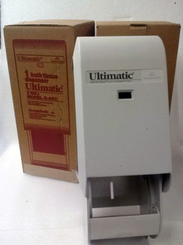 Georgia Pacific Ultimatic 2Roll Model S44C 1Bath Tissue Dispenser, Lot of 2, New