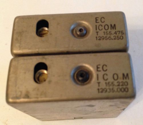 GE MASTR II ICOM Channel Elements VHF Model PL19A130605G15 QTY 2 LOT Ham Radio