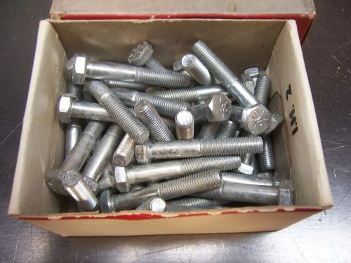 5/16 X 2 FINE THREAD GRADE 8 BOLTS BOX OF 50 VINTAGE INTERNATIONAL HARVESTER