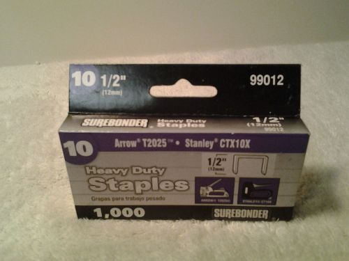 SUREBONDER  HEAVY DUTY STAPLES 1/2&#034;( 12MM)