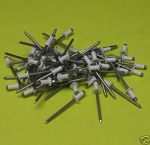 AlcoaAluminum &#039;42&#039; White pop Rivets 1/8x1/8&#034; Qty 10,000