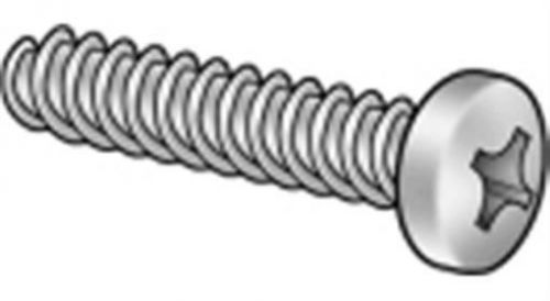 #6x3/4 Plastite Thread Rolling Screw Phillips Pan Hd Zinc Plated, Pk 100