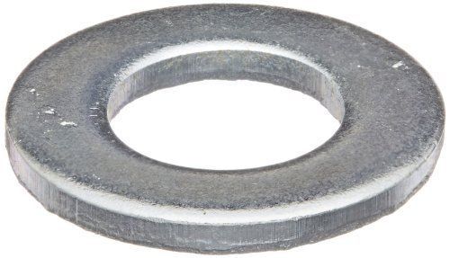 ASME B18.22.1 Steel Zinc Plated Flat Washer  1/2&#034; Screw Size  17/32&#034; ID  1-1/16&#034;