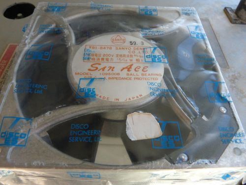 NEW SANYO DENKI SAN ACE 109S008 DISCO ENGINEERING STANDARD FAN 200V