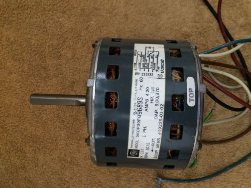 Ge  5kcp39fg9689s / 19235-01-02 motor 1/4 hp, 115 v, 1075 rpm, ccw,  hvac rf for sale