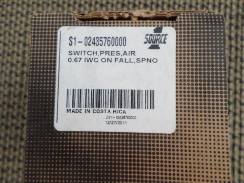 Source 1 S1-0243576000 Pressure Switch - NEW