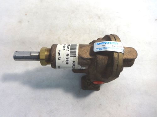 NEW SHERWOOD BB2 1/4&#034; PORT PUMP RELEASE