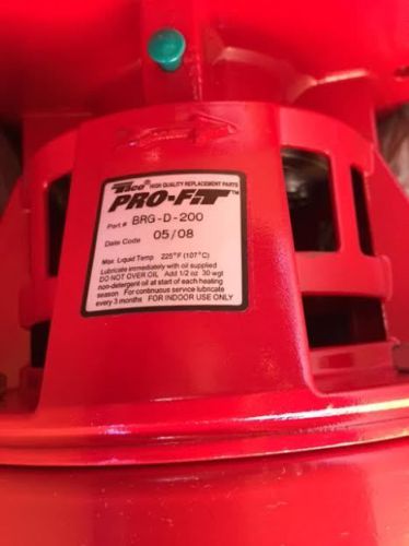 Taco Pro-Fit Pump Motor Complete Less Volute MOT-D-103 RPK-D-104 1/2 HP