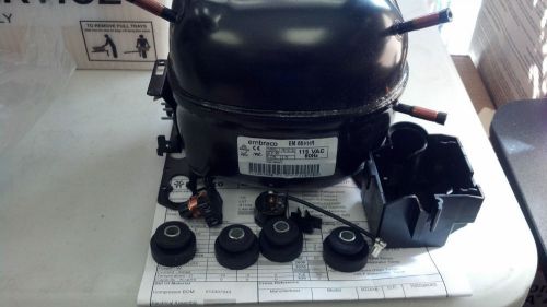 EMBRACO COMPRESSOR, REFRIGERATION, MODEL EM65HHR, 115V 513307930UA.2