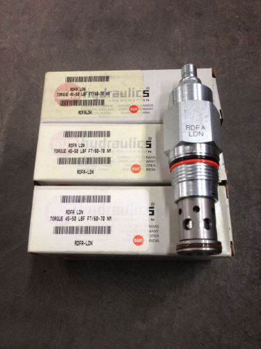 Four Sun Direct-Acting Cartridge Relief Valves (RDFA-LDN)