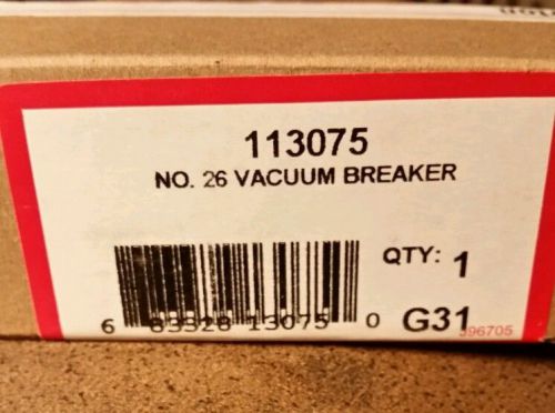 NEW BELL &amp; GOSSETT #26 3/4 NPT P/N 113075 VACUUM BREAKER