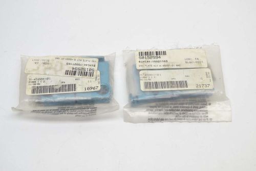 LOT 2  MAC M-45001-01 ISOLATOR BASE END PLATE ASSEMBLY REPLACEMENT PART B385930