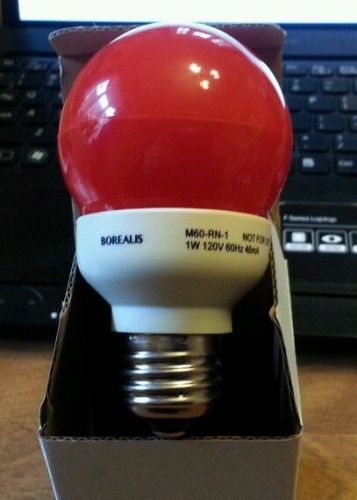 100 red borealis m60-rn-1 carnival/sign led light bulb - can blink and chase for sale