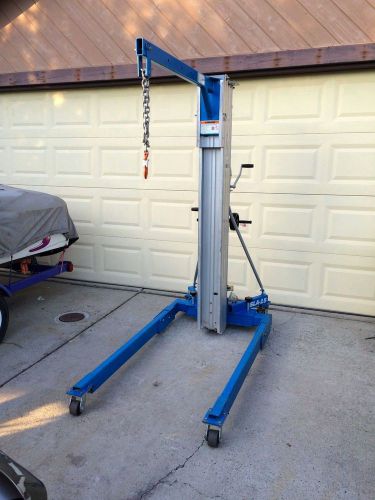 Genie Super Lift Advantage SLA-15 Material Lifter 800 Lb Max Capacity Jib Crane