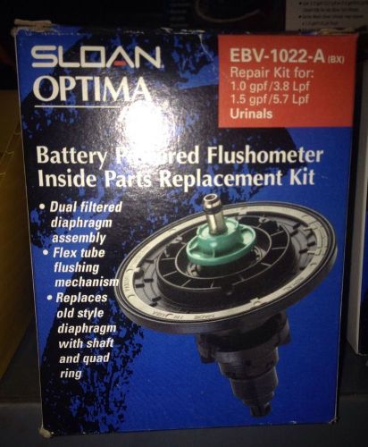 NIB SLOAN OPTIMA EBV-1022-A DIAPHRAGM / FLUSHOMETER REPAIR KIT