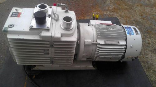 LEYBOLD TRIVAC S60A ROTARY DUAL VANE DUAL STAGE MECHANIC VACUUM PUMP 110 or 220