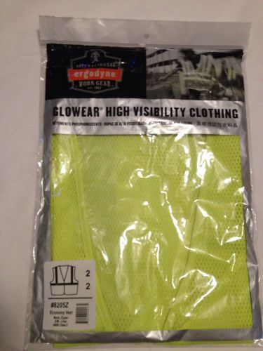 Ergodyne Glowear Lime Mesh Vest #8205Z Size S/M