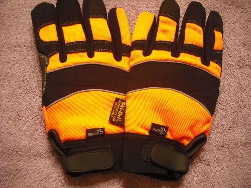 Winter-hawk heatlok ski-dry2 waterproof &amp; breathable armor skin gloves size l for sale