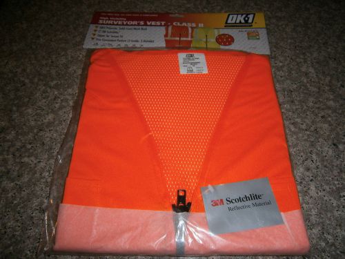 OK-1 Surveyors Vest - Class 2 - Size Extra Large - Brand New - Five Pockets