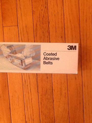 3M 3&#034; x 21&#034; Coated Abrasive Belt ( Box of 10 Belts )