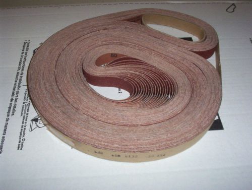 NEW 50AX Grit Set of 20 Sanding Belts 132&#034;x1&#034;