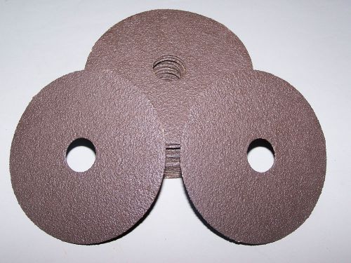 25 Pearl Resin Fibre Grit 4 1/2&#039;&#039; X 7/8&#039;&#039; hole Aluminum Oxide, #FD4560G