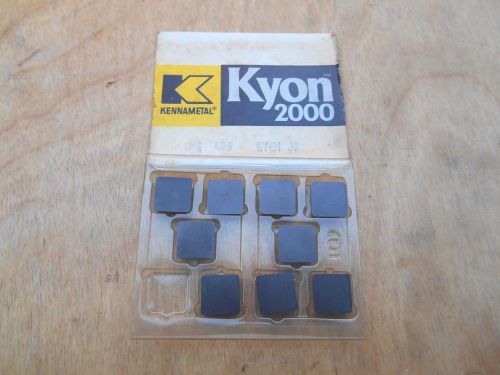 KENNAMETAL CERAMIC INSERTS , SPG 433 , KRYON 2000 , 9 INSERTS