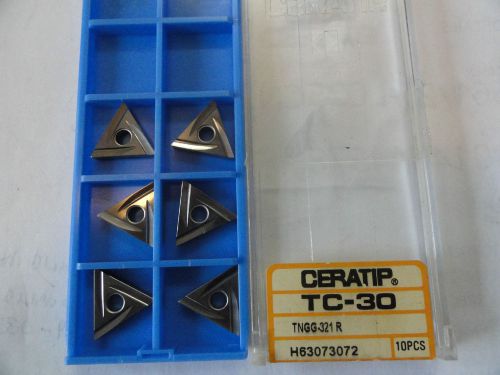 Kyocera Ceratip Turning Inserts, TNGG-321 R, TC-30