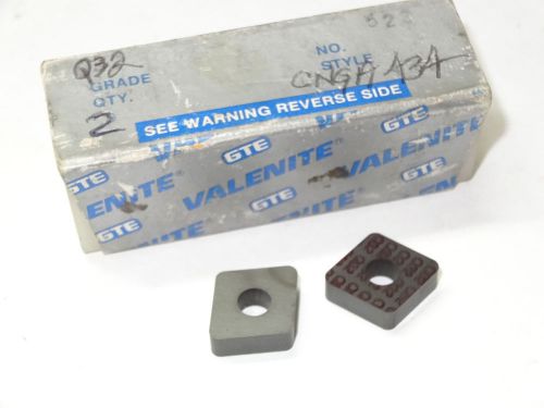 2 new VALENITE CNGA 434 Q32 Ceramic Inserts