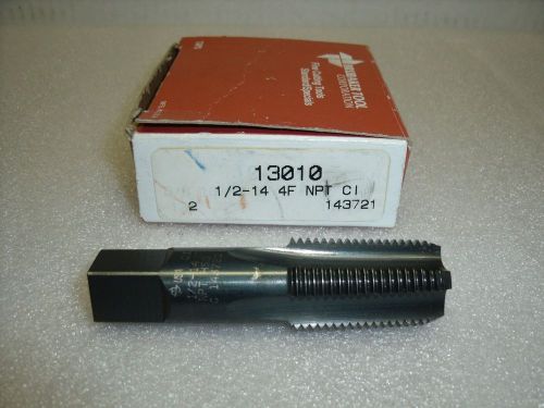 1/2&#034;-14 NPT 4 FLUTE HSS  PIPE TAP FOR CAST IRON USA BRUBAKER TOOL - NEW – T13