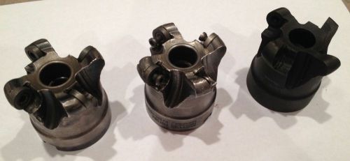 (3) sandvik/coromant/ cki 2&#034; carbide indexable face/profile mills, free shipping for sale