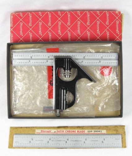 Starrett C33H-6-16R Combination Square 2 pieces 6 Inch Type 16R Machinist Tool +