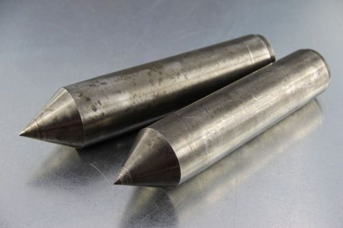 PAIR OF PRECISION DEAD LATHE CENTERS 5 MORSE TAPER SHANKS