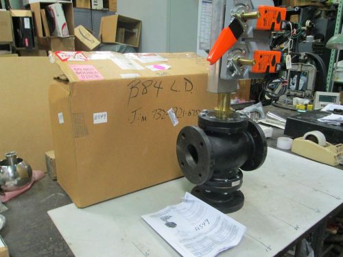 Belimo 3-way mixing globe valve p/n g780-10112-gkb24-x1 3&#034; 125# flg set nc (nib) for sale