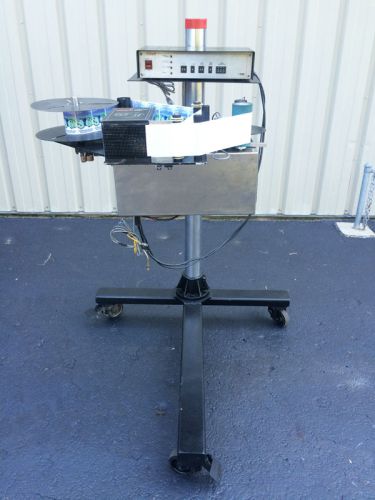 Willett-Labeljet Pressure Sensitive Labeler, Blow On Label Applicator