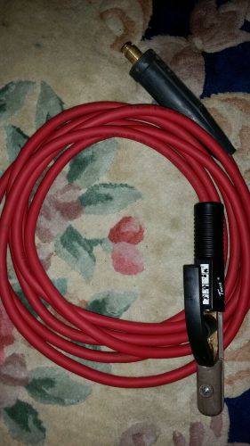 15&#039; red arctic flex welding stinger. 200 Amp Tweco electrode holder. New