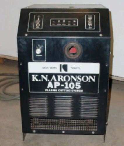 (1) USED THERMADYNE K N ARONSON AP-105 PLASMA CUTTER 28 GA to 1&#034; STEEL PLATE