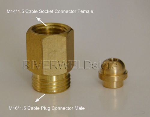 M14*1.5 &amp; m16*1.5 cable joint change tig welding torch for sale