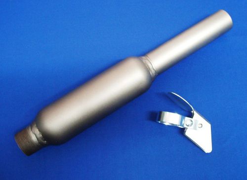 New redface muffler heavy duty sa-200 under the hood glasspack with rain cap for sale