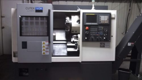 2014 HWACHEON Cutex 160A, 6&#034; Chuck, 2&#034; Bar Cap, 5,000 RPM, Fanuc OITD Control