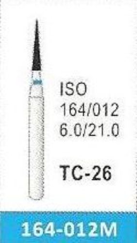 5 pcs fg diamond burs pointed cone, tc-26m, 164-012 medium for sale