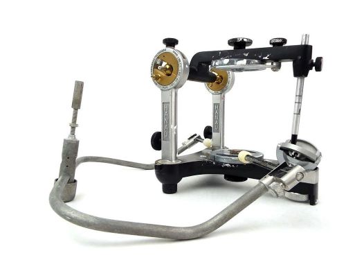 Hanau 96H2 Semi-Adjustable Non-Arcon Condylar Dental Lab Articulator w/ Facebow