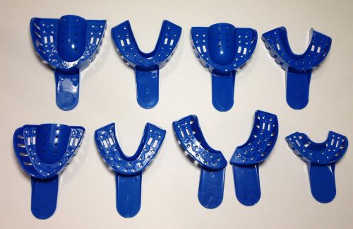 Dental Disposable Impression Trays, Assorted (#1 to #9), 9 pcs/bg, FREE Shipping