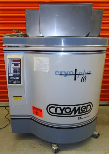 Forma scientific cryomed cryoplus iii cryofreezer w/ rack frame/racks/ canisters for sale