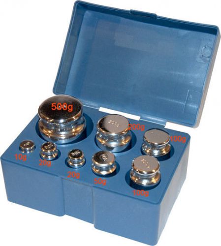 Calibration Weight Kit Total of weights 1000 grams total Cal-500 Cal-200 Cal-100