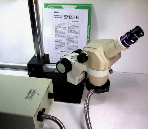 NEWLY REFURBISHED NIKON SMZ-1B STEREOZOOM MICROSCOPE WITH MANUAL SMZ1B