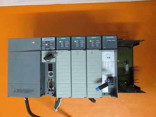 Allen-bradley slc500 with slc5/04cpu 1747-l543 1746-p1 1747-sn 1746-bas for sale