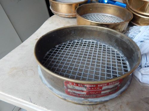 U.s. standard testing sieve&#034;dual co. 3/8&#034; for sale